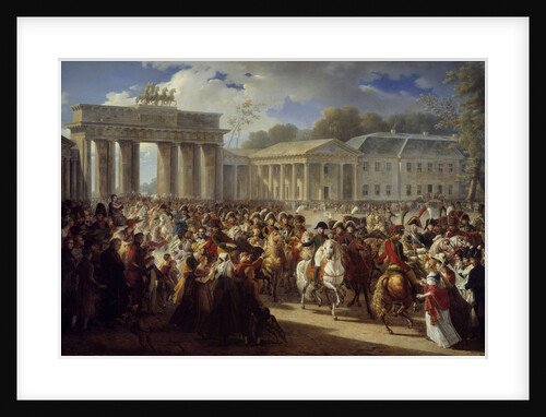 Entry of Napoleon I into Berlin by Charles Meynier