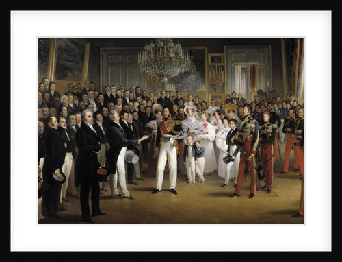 The Chamber of Deputies at the Palais Royal Summoning the Duke of Orleans by Francois Joseph Heim