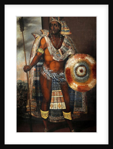 Portrait of Montezuma II by Anonymous