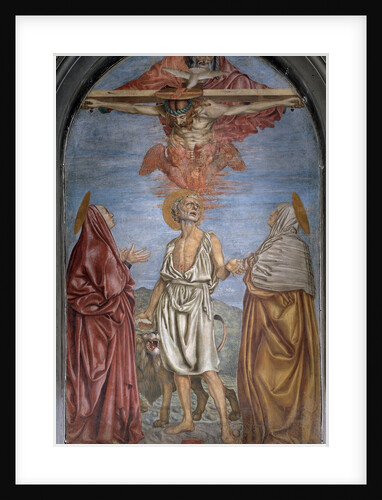 Holy Trinity with St. Jerome by Andrea del Castagno