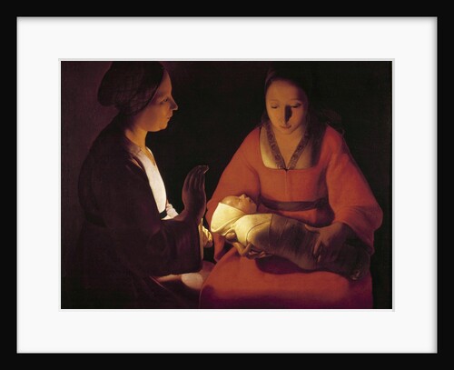 The Newborn Child by Georges de La Tour