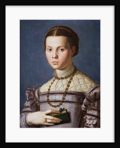 Portrait of a Little Girl with a Book by Agnolo Bronzino