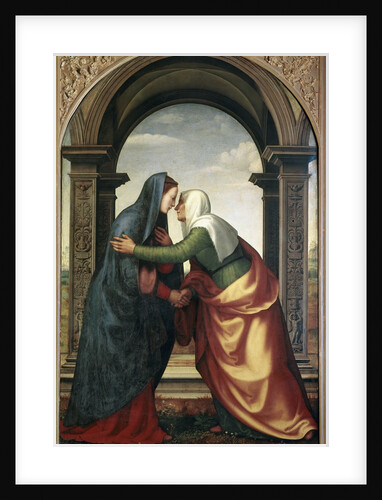 The Visitation of St. Elizabeth to the Virgin Mary by Mariotto Albertinelli