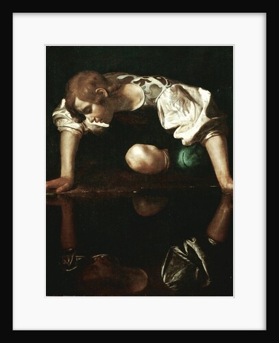 Narcissus by Michelangelo Merisi da Caravaggio