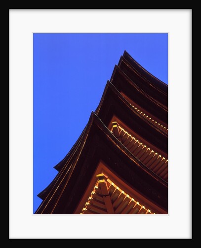View from below of Kiyomizu Temple, Kyoto, Kyoto Urban Prefecture, Kinki Region, Honshu, Japan by Anonymous