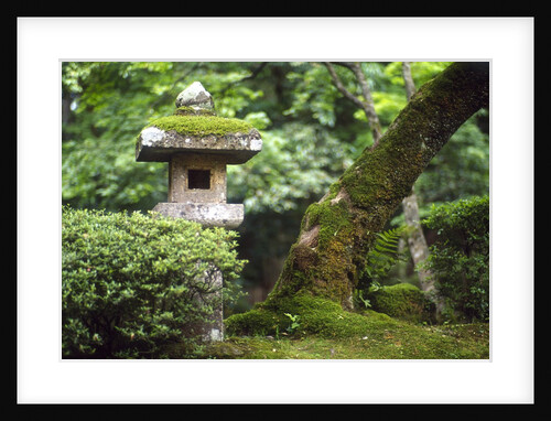 Lamp stand in Kenrokuen Garden, Kanazawa, Ishikawa Prefecture, Chubu Region, Honshu, Japan by Anonymous