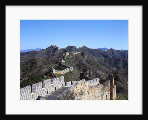 View of Great Wall, Jinshanling, China by Anonymous
