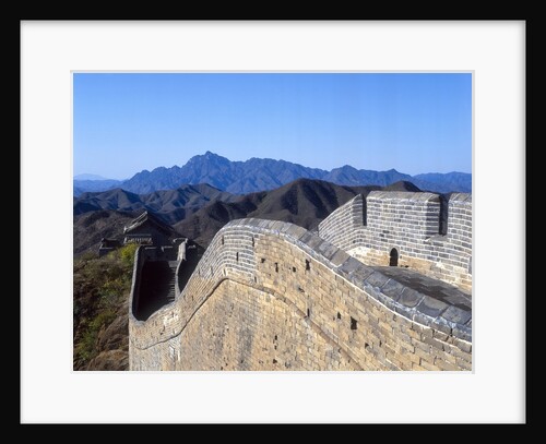 View of Great Wall, Jinshanling, China by Anonymous