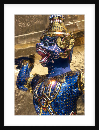 View of Khon Figure, Wat Phra Kaeo, Bangkok, Thailand by Anonymous
