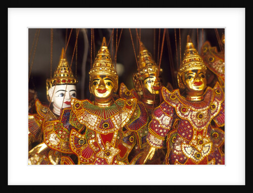Gold puppets, Chiang Mai Province, Thailand by Anonymous