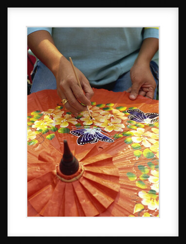 Umbrella painting, Chiang Mai, Thailand by Anonymous