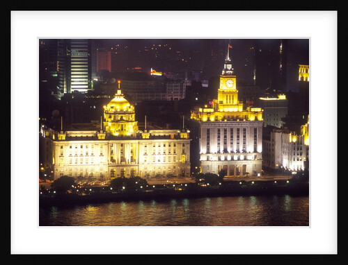 Customs House, The Bund, Whampoa River, Shanghai, China by Anonymous
