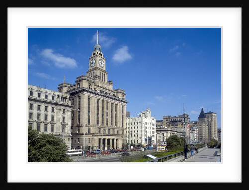 Customs House, The Bund, Whampoa River, Shanghai, China by Anonymous