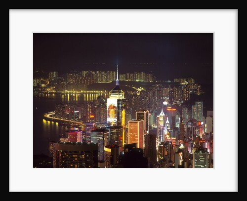 Central Plaza Building, Victoria Harbor, Wanchai, Hong Kong, China by Anonymous