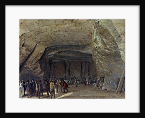 Cave used as warehouse for salt in Dieppedalle by Jean-Pierre Houel