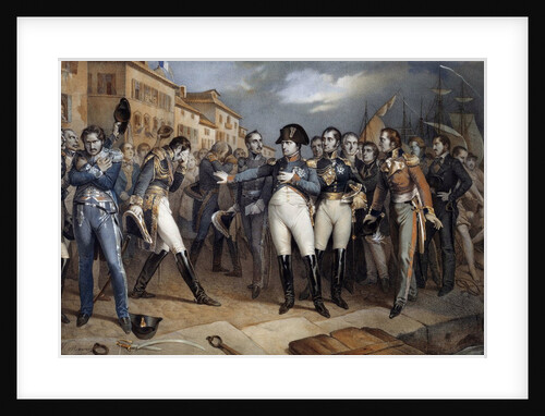 Napoleon I submitting to the British law and surrendering, 14 July 1815 by Anonymous