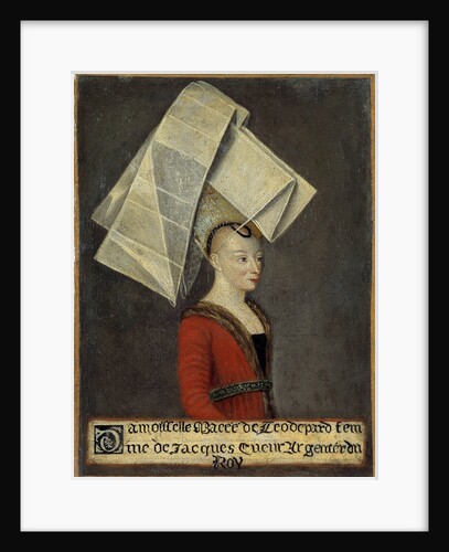 Portrait of Macee Leodepard, wife of the French trader Jacques Coeur by Anonymous