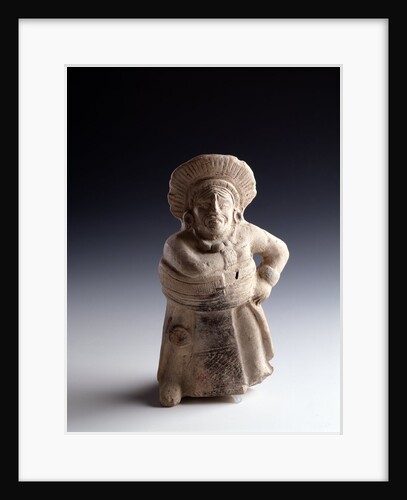 Musical instrument depicting a ball player by Anonymous