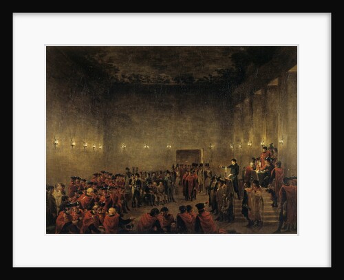 18 Brumaire Year VIII (9 November 1799): The Council of the Five Hundred in Saint Cloud by Jacques Sablet