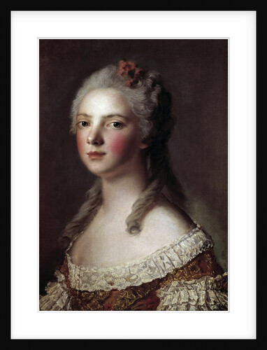 Portrait of Marie Adelaide of France known as Madame Adelaide by Jean-Marc Nattier