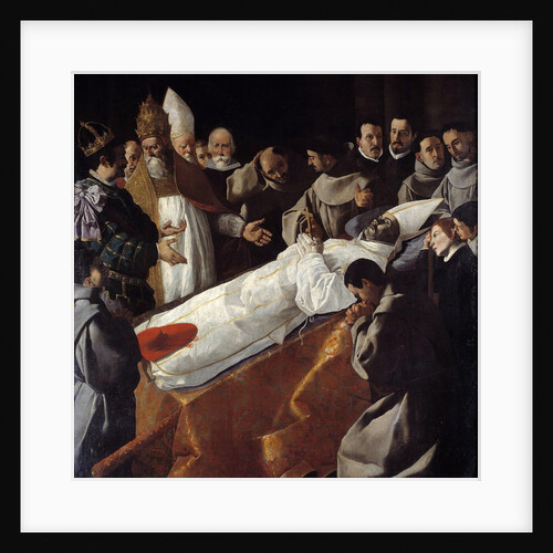 Exposure of the body of Saint Bonaventure by Francisco de Zurbaran