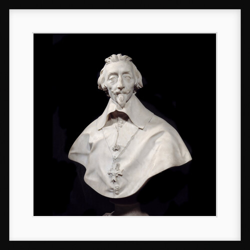 Bust of Cardinal Richelieu (1585-1642) by Gian Lorenzo Bernini
