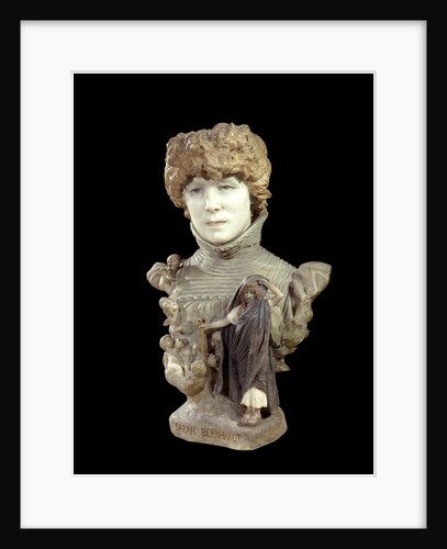 Portrait Bust of Sarah Bernhardt by Jean Leon Gerome