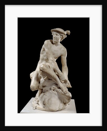 Mercury Attaching his Winged Sandals by Jean Baptiste Pigalle