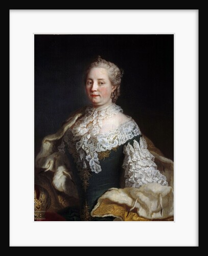Portrait of Maria Theresa of Austria by Anonymous