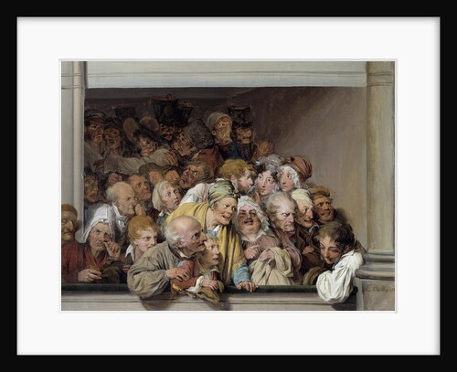 Theatre box, the day of the free performance by Louis Leopold Boilly