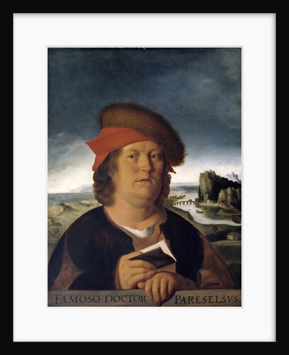 Presumed portrait of the physician Paracelsus by Anonymous