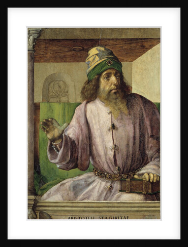 Portrait of Aristotle by Pedro Berruguete and Justus of Ghent by Anonymous