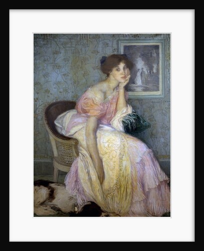 Portrait of Miss Ella Carmichael by Edmond Francois Aman-Jean
