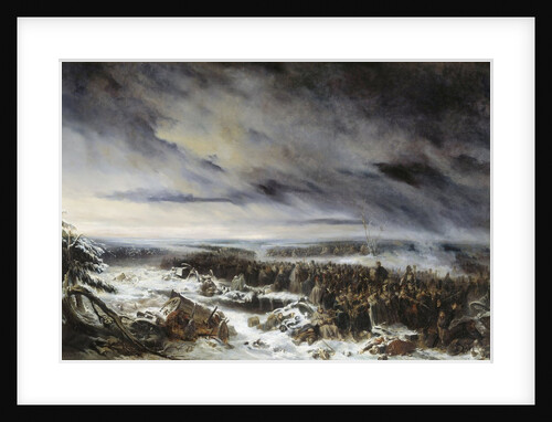 Scene of the retreat of Russia, 1812 by Nicolas Toussaint Charlet