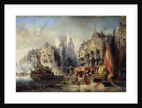 Arrival of the Duke of Alba at Rotterdam in 1567 by Eugene Isabey