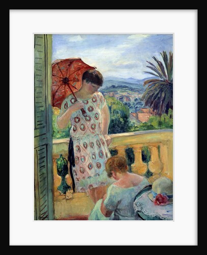 Balcony with a view on the Esterel by Henri Lebasque