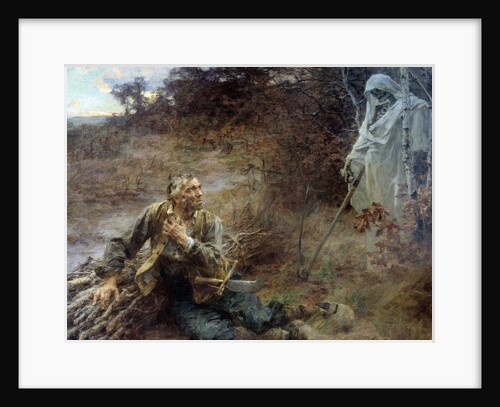 Death and the Woodcutter by Leon Augustin Lhermitte