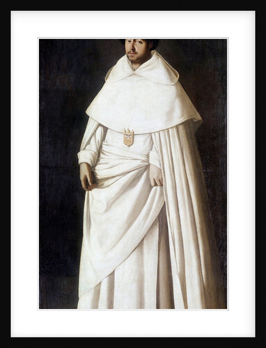 Portrait of the Mercedarian monk by Francisco de Zurbaran