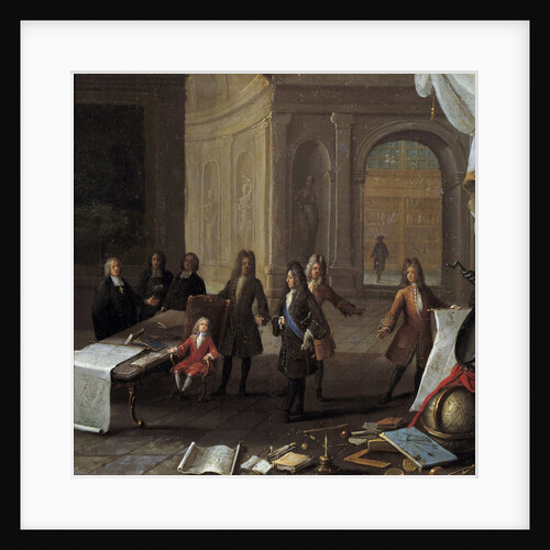 A Lesson being given to the Young Louis XV by Anonymous