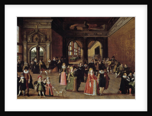 Ball at time of Henry IV by Louis De Caulery