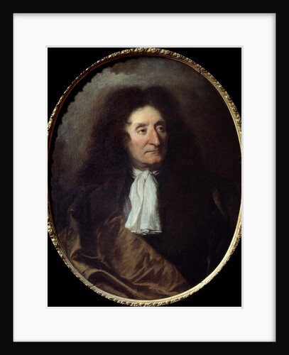 Portrait of Jean de la Fontaine by Hyacinthe Rigaud