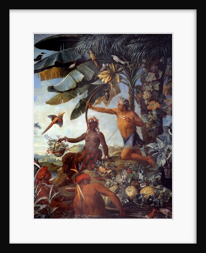 The Indian hunter and fisherman by Francois Desportes