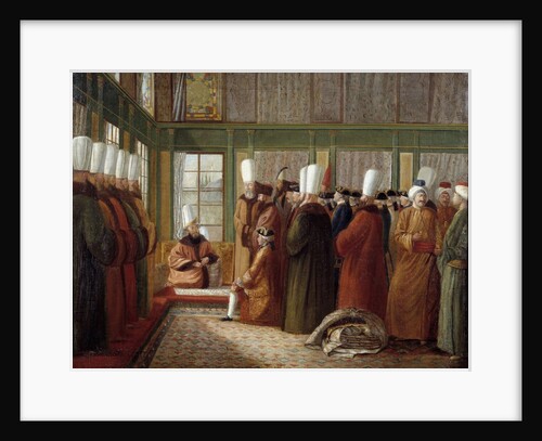 Reception of a French ambassador by the Great Vizir in Constantinople by Antoine de Favray