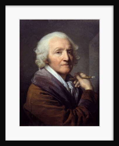 Self portrait as an old man by Jean-Baptiste Greuze