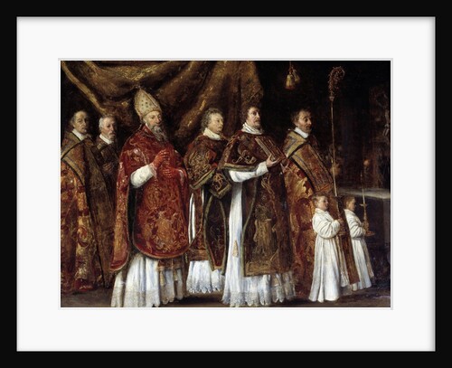 The Pontifical Mass by Antoine Le Nain