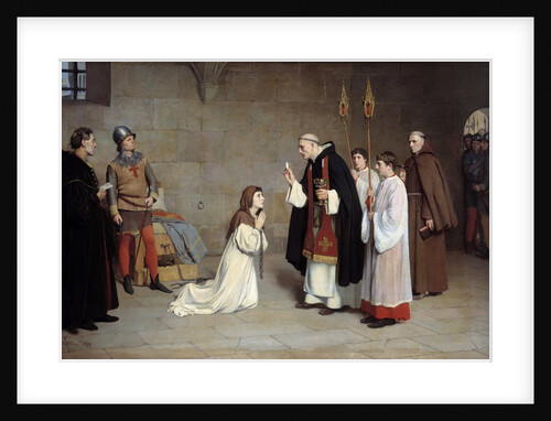The last communion of Joan of Arc by Charles Henri Michel