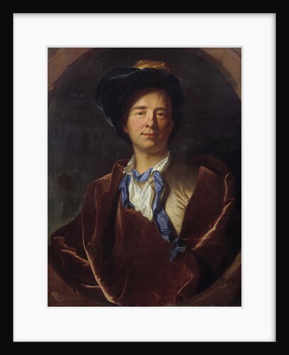 Portrait of Bernard Le Bouyer de Fontenelle by Hyacinthe Rigaud