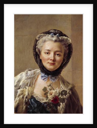Portrait of Madame Drouais by Francois Hubert Drouais
