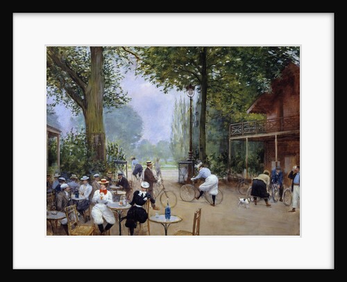 The Chalet du Cycle in the Bois de Boulogne by Jean Beraud