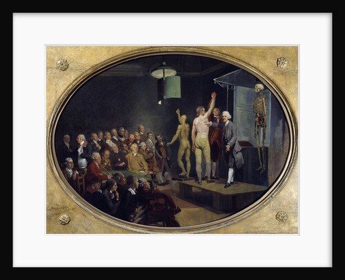 William Hunter teaching anatomy at the Royal Academy by Johann Zoffany